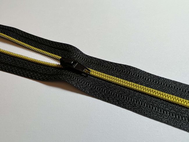 RVS endlos 3mm schwarz/gold